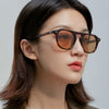 Retro Rivet Frame Sunglasses For Unisex-SunglassesCraft