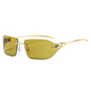 Luxury Alloy Rimless Brand Sunglasses For Unisex-SunglassesCraft
