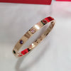 Love Bangles For Women Titanium Steel And Rose Gold Color