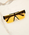 Stylish Square One Piece Sunglasses For Men And Women-SunglassesCraft