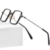 Vintage Square Titanium Glasses Frame For Unisex-SunglassesCraft