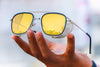Stylish Square Side Cap Shades Sunglasses Frame For Men - SunglassesCraft