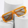 New Trending Punk Clear Gradient Retro Square Fashion Jelly Color Shades Sunglasses Men And Women-SunglassesCraft