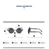 Round Steampunk Vintage Metal Frame For Men And Women - SunglassesCraft