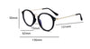 Round Transparent Computer Glasses Eyeglass Frame for Men Women - SunglassesCraft