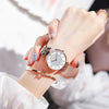 Luxury Crystal Women Fashion Casual Quartz Full Steel Round Dial Waterproof Female Wristwatch-SunglassesCraft