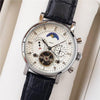 Luxury Automatic Mechanical Calendar large steering wheel sapphire watch stainless steel -SunglassesCraft