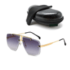 Retro Oversize Brand Sunglasses For Unisex-SunglassesCraft