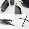 Luxury Unique Retro Fashion Brand Stylish Round Designer Frame Vintage Classic Sunglasses For Men And Women-SunglassesCraft