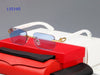 Fashion Sports Rimless White Wood Bamboo High Quality Frame For Men And Women-SunglassesCraft