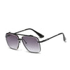 Classic Square Rimless Gradient Sunglasses For Men And Women-SunglassesCraft