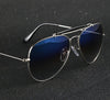 Vintage Classic Gradient Metal Pilot Style Driving Sunglasses-SunglassesCraft