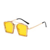Retro Steampunk Metal Frame Sunglasses For Unisex-SunglassesCraft