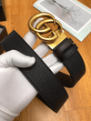 G Letter Designer buckle High Quality Leather Belt For Men-SunglassesCraft