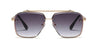 Fashion Shades 45827 Pilot Polygon Metal Frame Sunglasses For Men And Women-SunglassesCraft
