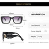 Classic Retro Fashion Square Luxury Brand Big Frame Designer Outdoor Driving Sunglasses For Men And Women-SunglassesCraft