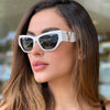 New Luxury Fashion Vintage Designer Brand Trendy Cat Eye Sunglasses For Men And Women-SunglassesCraft