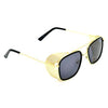 Square Red And Gold Sunglasses For Men And Women-SunglassesCraft