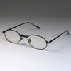 Unique Vintage Steam Punk Retro Fashion Blue Blocking Small Metal UV400 Eyeglasses Spectacle Frame For Men And Women