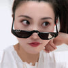 2021 Narrow Small Cat Eye Frame Sunglasses For Unisex-SunglassesCraft