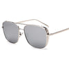 Trendy Square Metal Sunglasses For Men And Women -SunglassesCraft