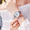 Luxury Crystal Women Fashion Casual Quartz Full Steel Round Dial Waterproof Female Wristwatch-SunglassesCraft