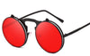 Round Metal Mirror Sunglasses For Men And Women-SunglassesCraft