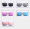 Trendy Silver Mirror Retro Luxury Designer Sunglasses For Men And Women-SunglassesCraft