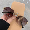 Trendy Rimless Cool Shades Sunglasses For Unisex-SunglassesCraft