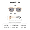Trendy Hexagon Frame With Metal Frame Sunglasses For Unisex-SunglassesCraft