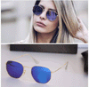 Trendy Style Mirror Square Sunglasses For Men And Women-SunglassesCraft