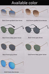 Small Round Metal Frame Retro Sunglasses For Men And Women-SunglassesCraft