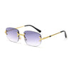 Retro Rimless Frame Sunglasses For Unisex-SunglassesCraft