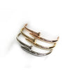 Stainless Steel Nail Bracelet Rose Gold Metallic Color For Unisex-SunglassesCraft