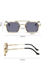 Vintage Small Square Polygon Sunglasses For Men And Women- SunglassesCraft