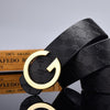 High Quality Luxury G-Shape Leather Belt For Men-SunglassesCraft