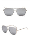 Trendy Square Metal Sunglasses For Men And Women -SunglassesCraft