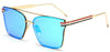 Trendy Silver Mirror Retro Luxury Designer Sunglasses For Men And Women-SunglassesCraft