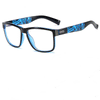 Vintage Fashionable Blue Block Lens Eyewear For Unisex-SunglassesCraft