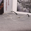 Retro Rimless Top Brand Sunglasses For Unisex-SunglassesCraft