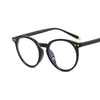 Simple Fashion Round Color Frame Vintage Clear Lens Men And Women-SunglassesCraft