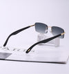 2021 Luxury Boundless Frame Avant-garde Retro Brand Design Sunglasses For Men And Women-SunglassesCraft