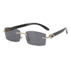 Retro Cool Rimless Sunglasses For Unisex-SunglassesCraft