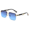 Trendy Rimless Fashion Sunglasses For Men And Women - SunglassesCraft