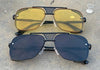 Classic Square Over Sized Gradient Sunglasses For Men And Women-SunglassesCraft