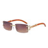 Shiny Vintage Rimless Brand Sunglasses For Unisex-SunglassesCraft