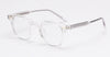 Korean Style TR90 Anti Blue Light Transparent Square Eyeglasses For Unisex