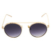 Bonzer Round Black And Gold  Sunglasses For Men And Women-SunglassesCraft