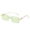 Rimless Fashion Brand Sunglasses For Unisex-SunglassesCraft