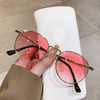 Trendy Small Round Frame Sunglasses For Unisex-SunglassesCraft